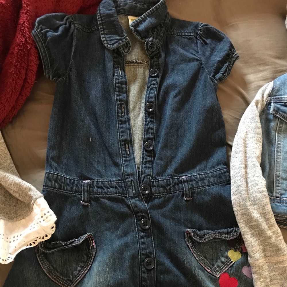 Crazy 8 denim dress!